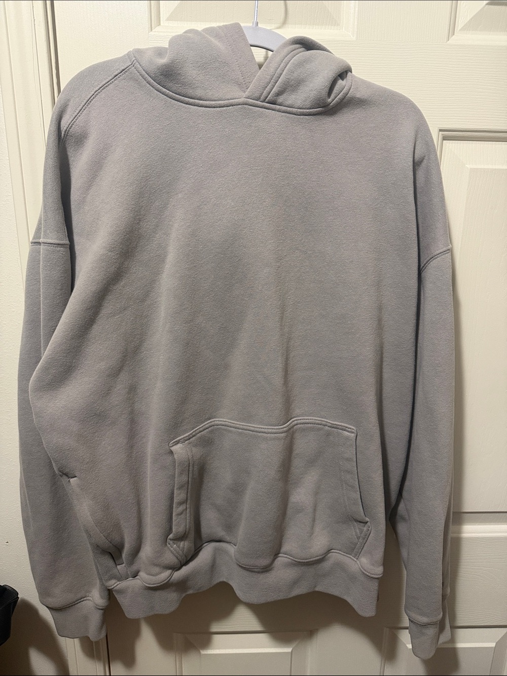 Hollister Men's Hoodie in Light Gray